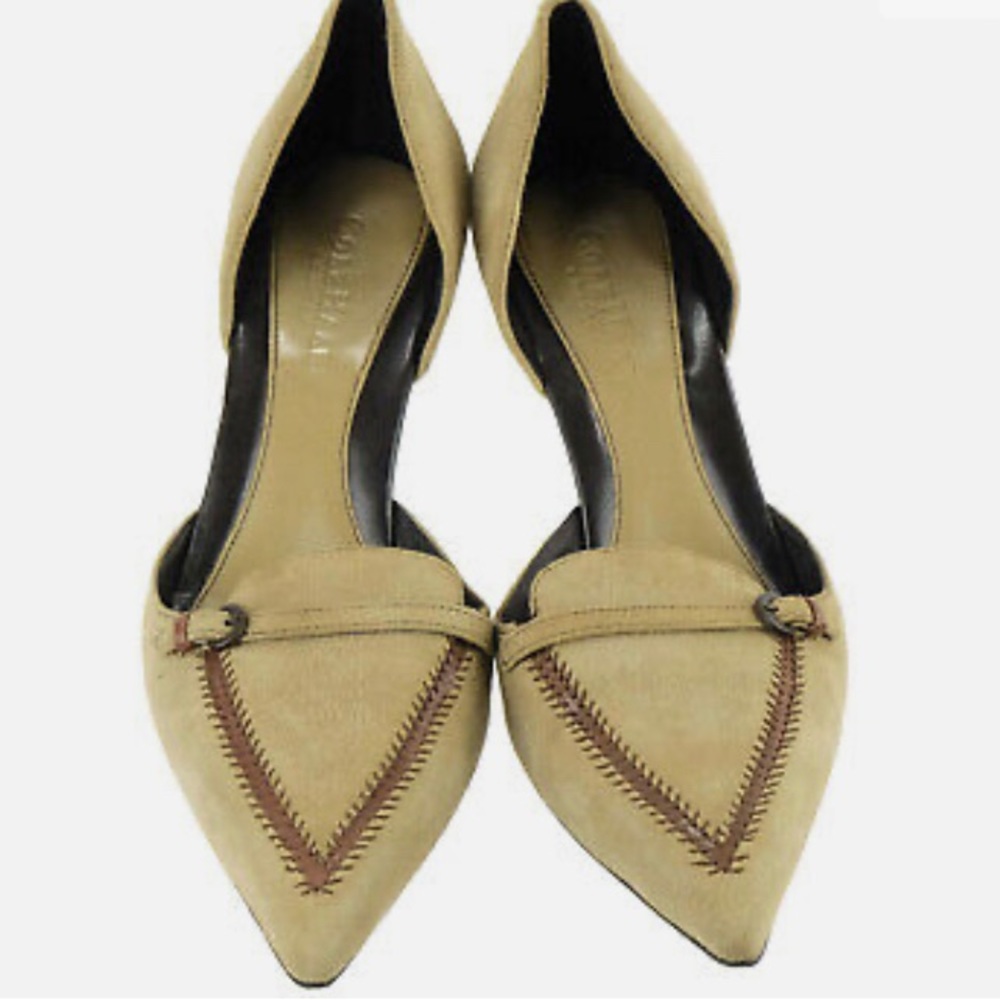 Cole Haan Suede Kitten Heel